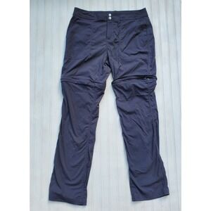 ExOfficio Convertible Hiking Pants Gray Womens Zip Off Cargo Trail